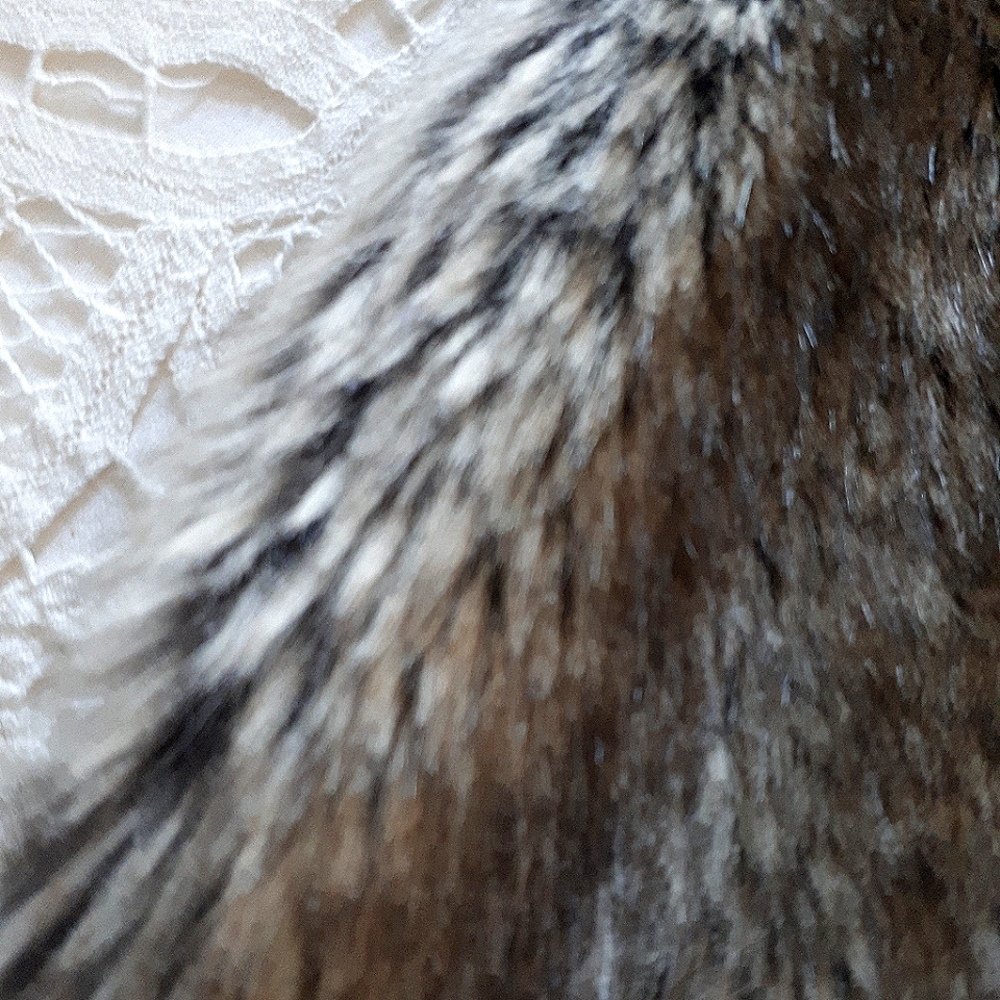 Faux fur table runner